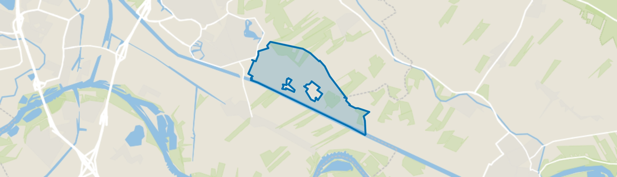 Buitengebied 't Goy, 't Goy map