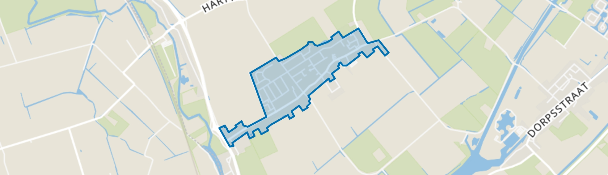 't Veld (woonkern), 't Veld map