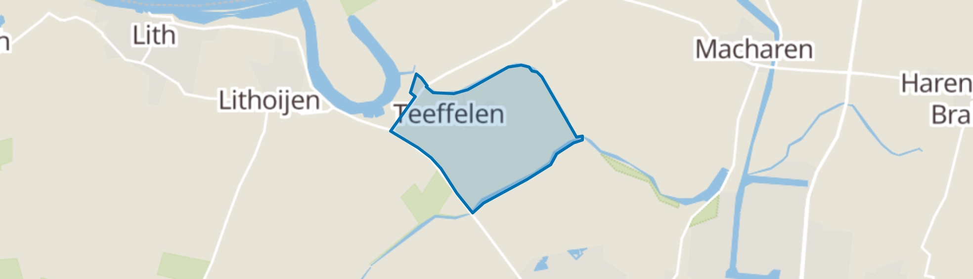 Teeffelen map