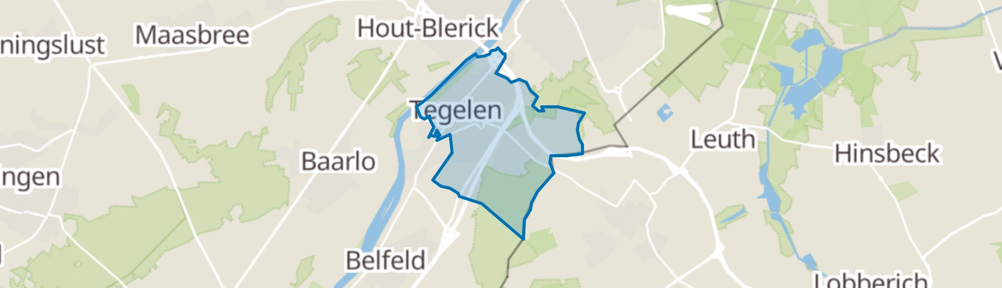 Tegelen map