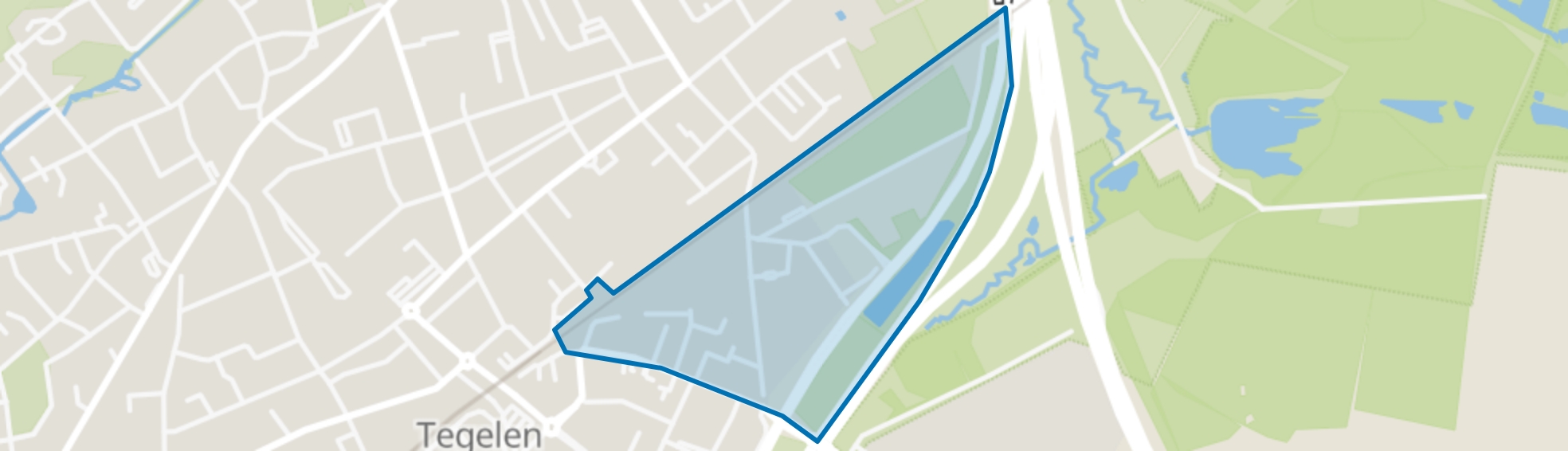 Kaldenkerkerweg-West, Tegelen map