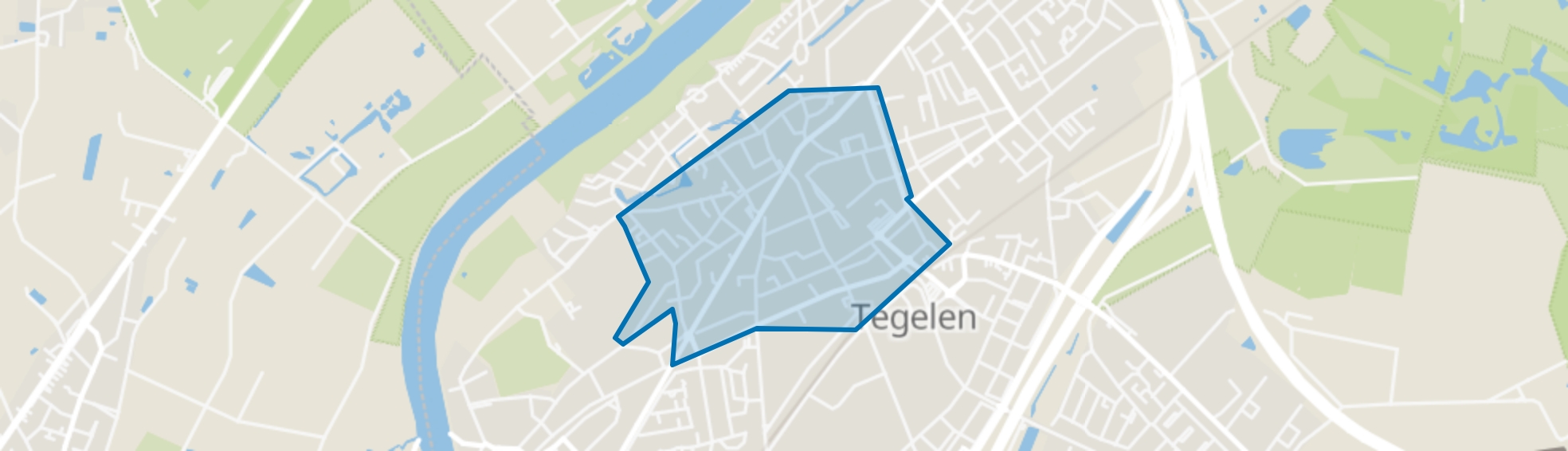 Tegelen-Centrum, Tegelen map