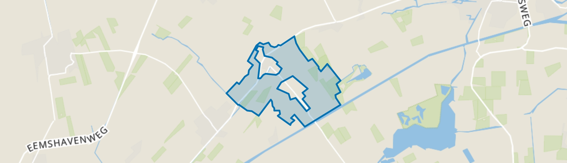 Buitengebied Ten Post, Ten Post map