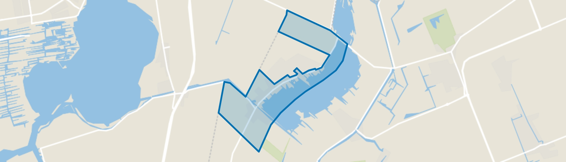 Langeraar Lintbebouwing, Ter Aar map