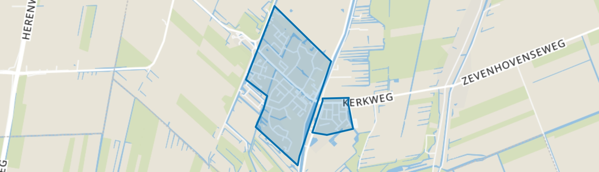 Ter Aar-Centrum (voorheen Aardam), Ter Aar map