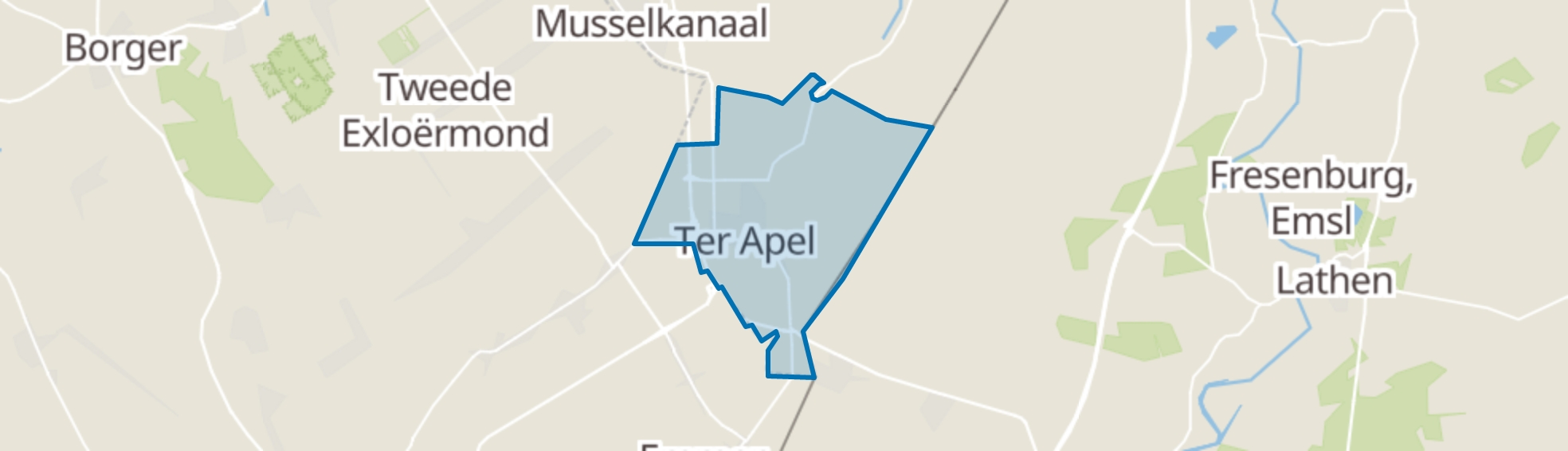 Ter Apel map