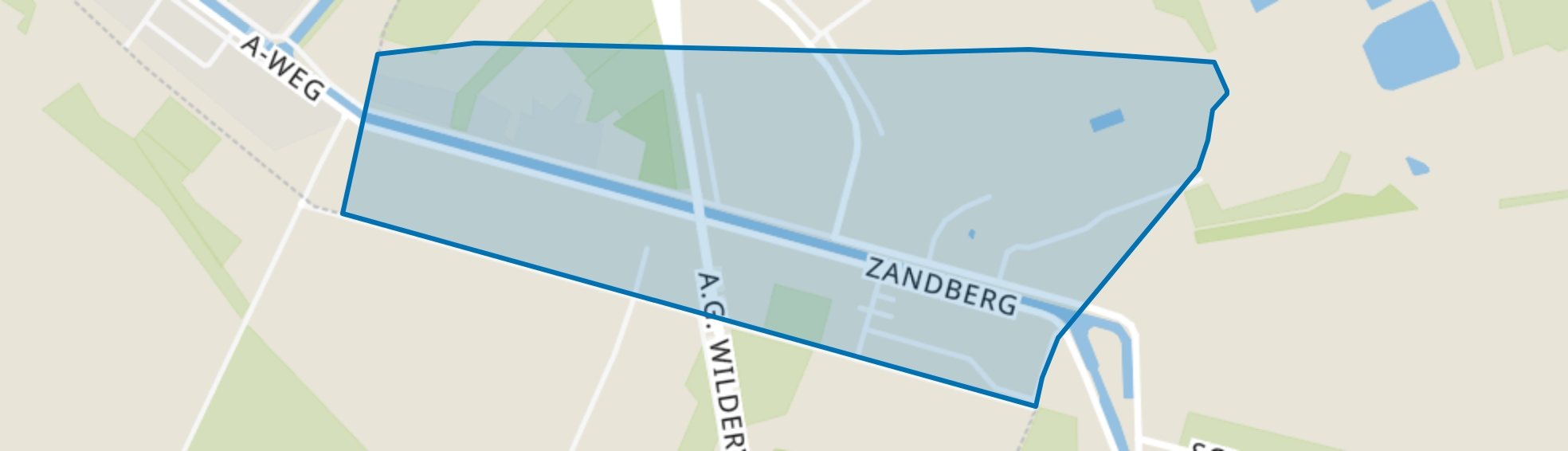 Jipsingboermussel en Zandberg, Ter Apelkanaal map