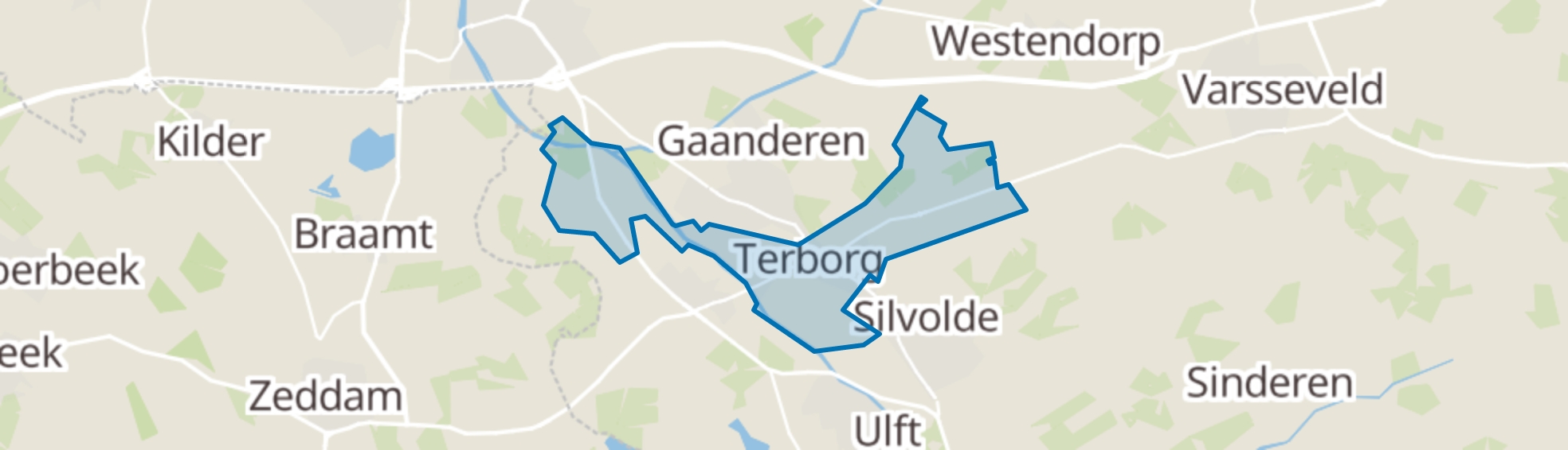 Terborg map