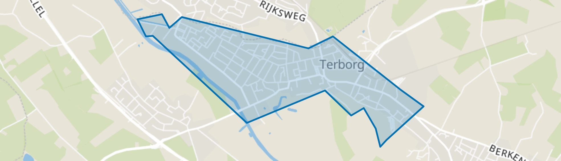 Terborg, Terborg map