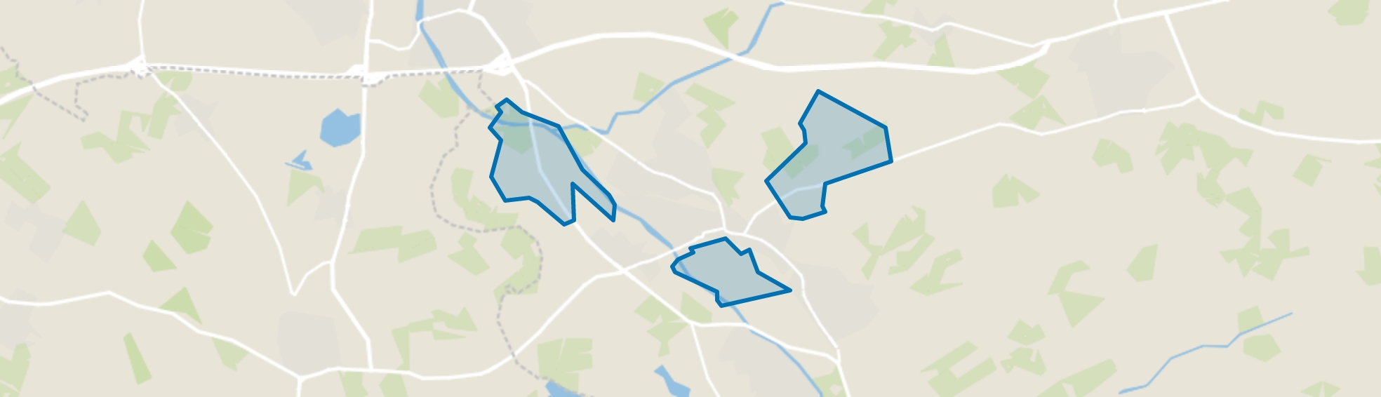 Verspreide huizen Terborg en Heuven, Terborg map
