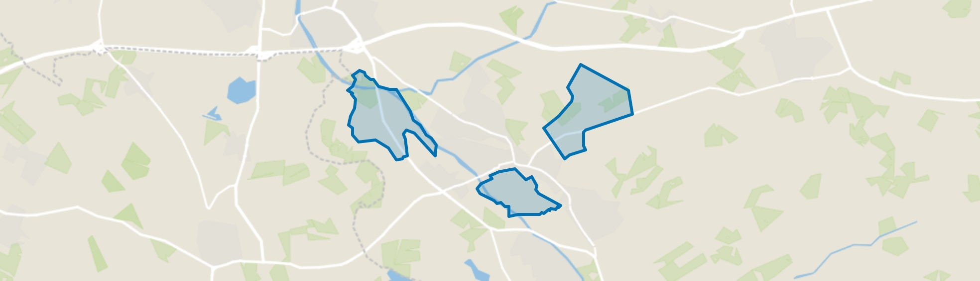 Verspreide huizen Terborg en Heuven, Terborg map