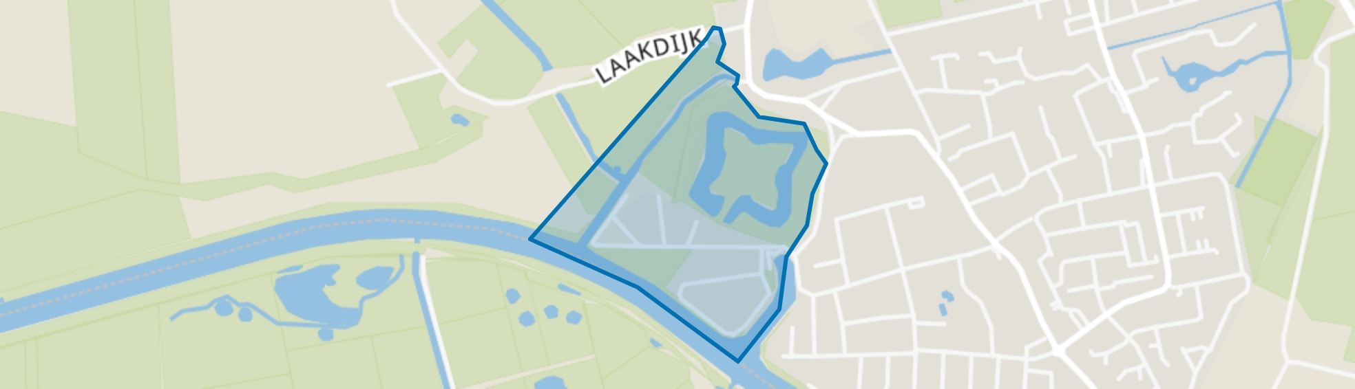 Kleine Schans, Terheijden map