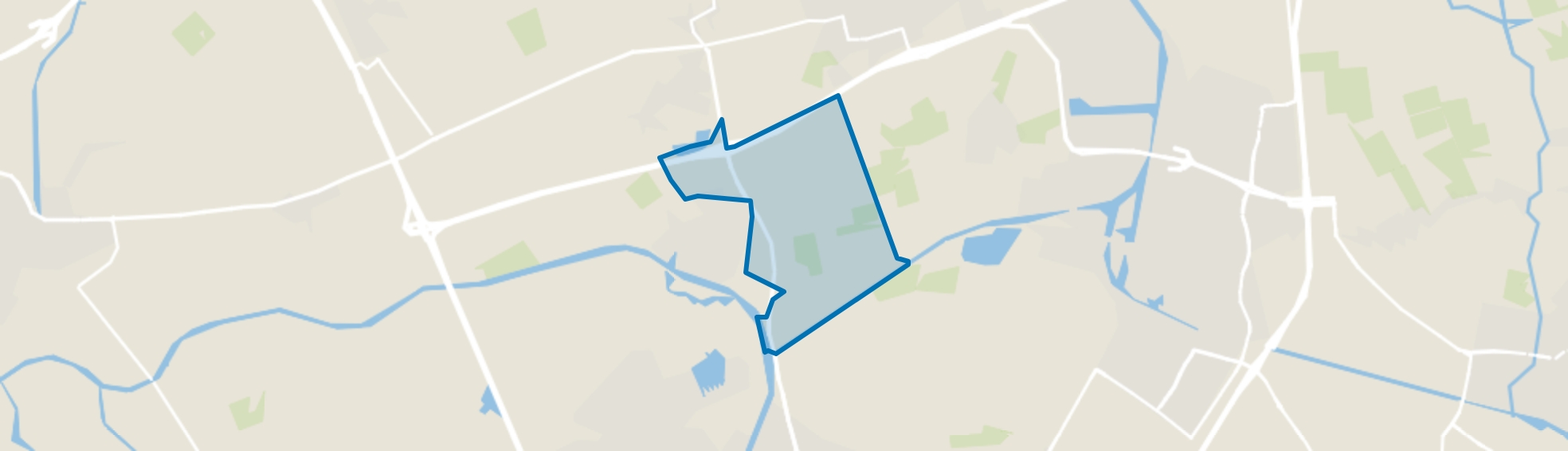 Verspreide huizen Binnenpolder, Terheijden map