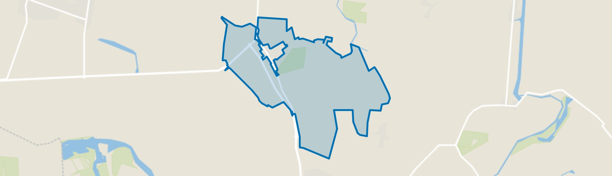 Buitengebied Terhole, Terhole map