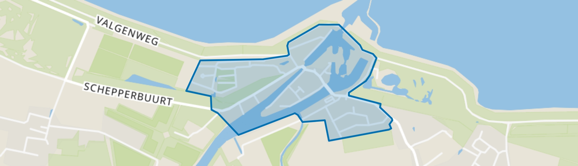 Termunterzijl, Termunterzijl map