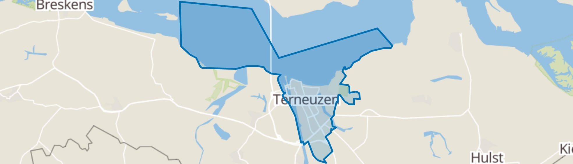 Terneuzen map