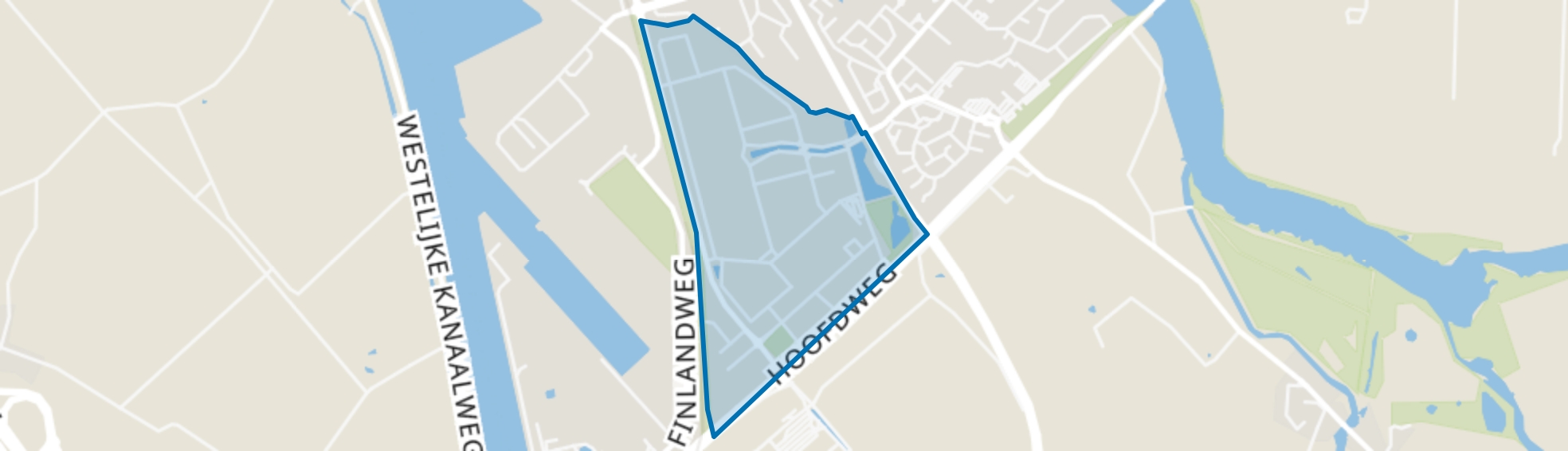 Handelspoort, Terneuzen map