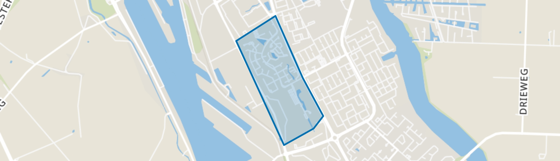 Oude Vaart, Terneuzen map