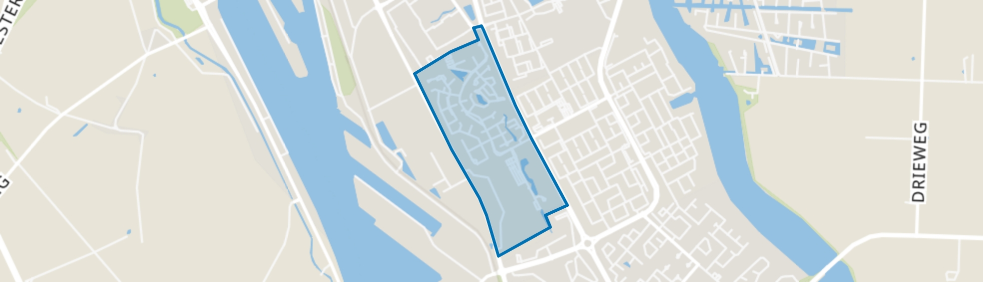 Oude Vaart, Terneuzen map