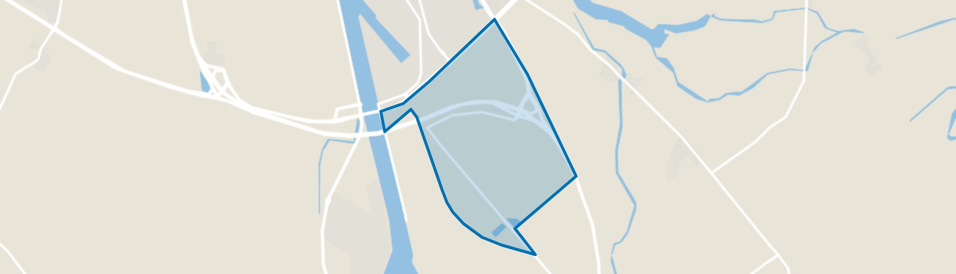 Zuidpoort, Terneuzen map