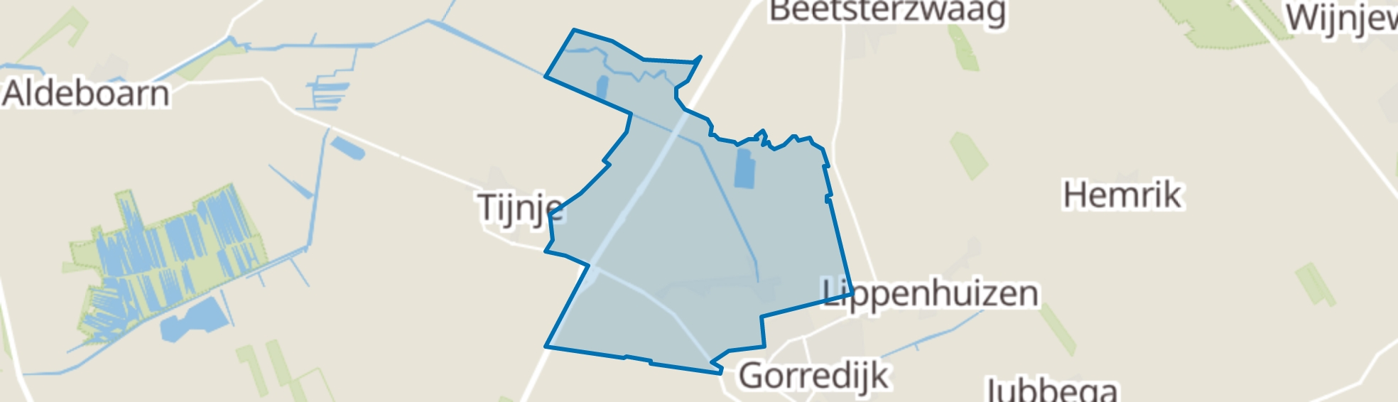 Terwispel map