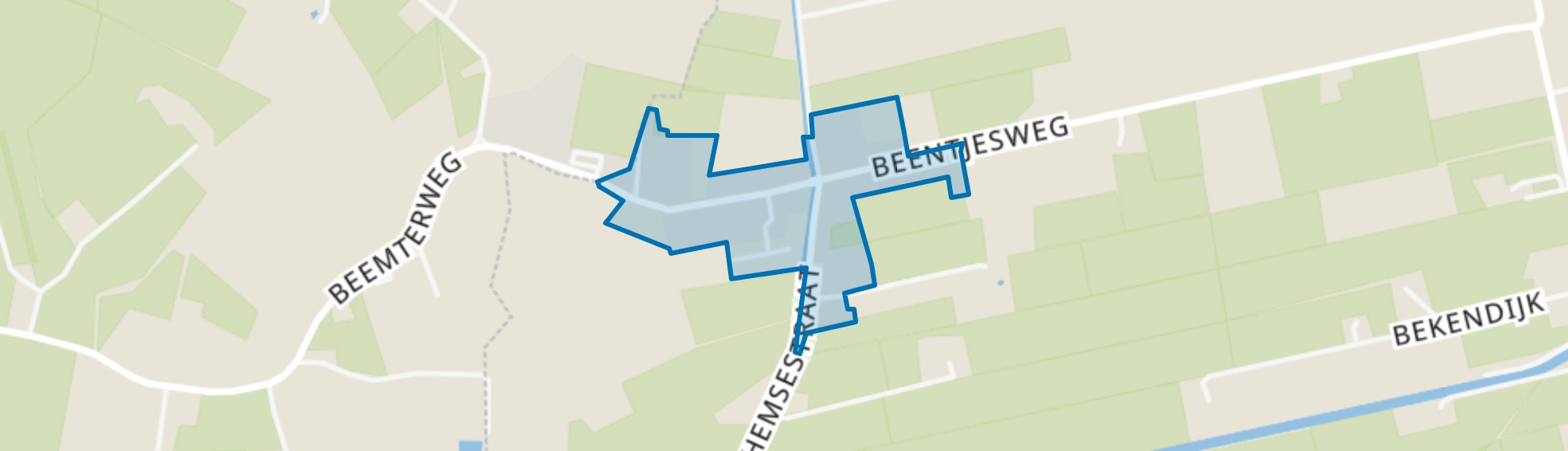 De Vecht Dorpskern, Terwolde map