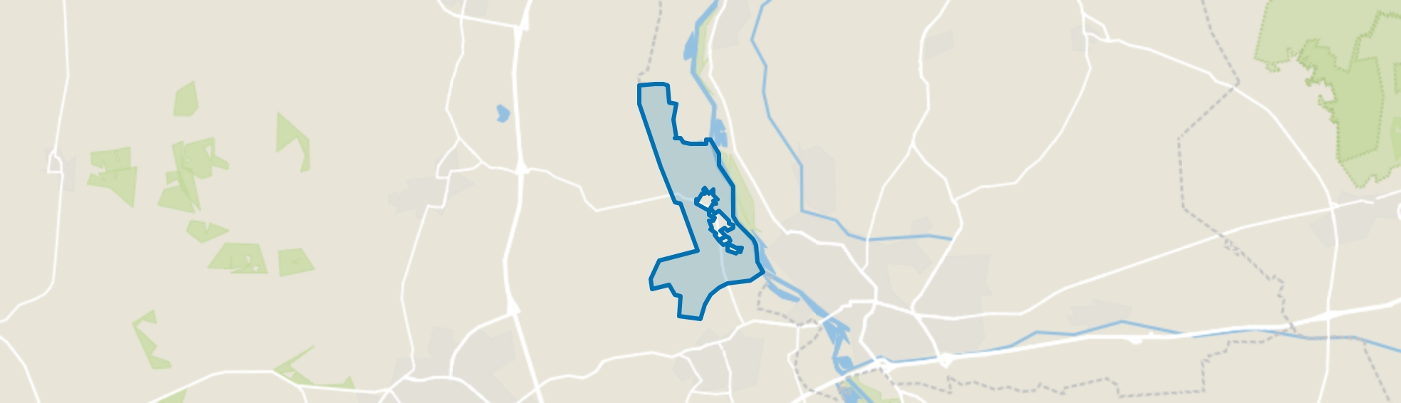 Terwolde Buitengebied, Terwolde map