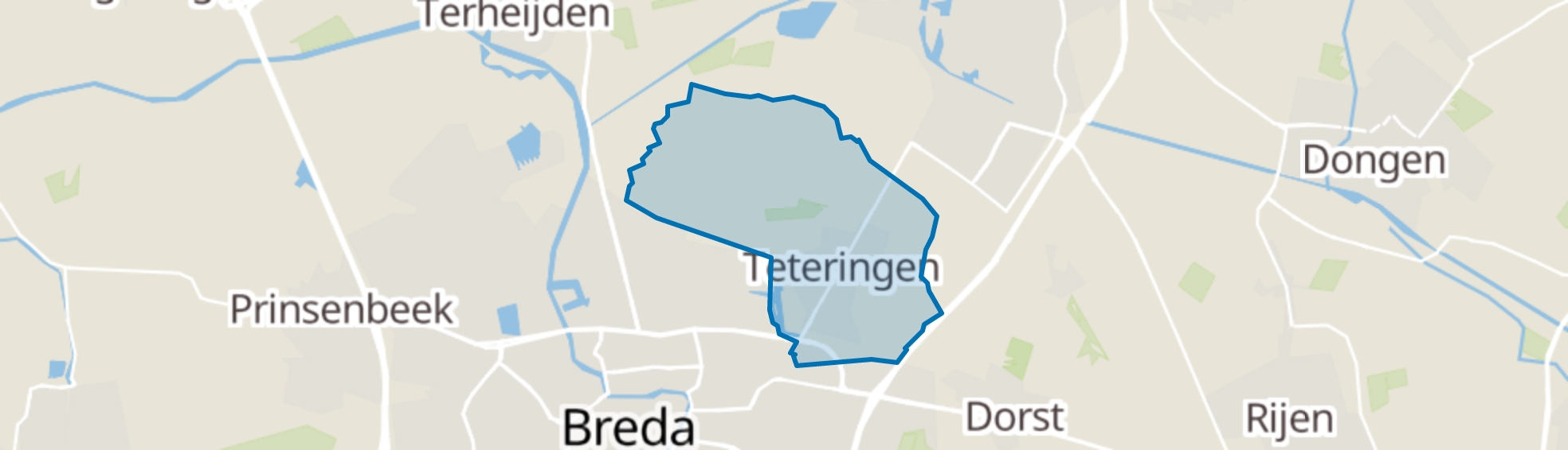 Teteringen map