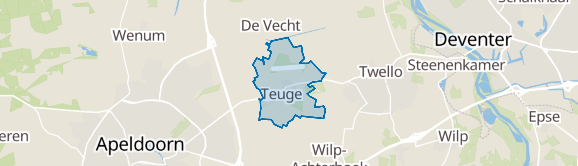 Teuge map