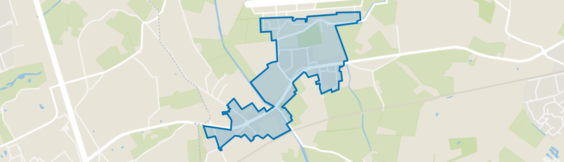 Teuge Dorpskern, Teuge map