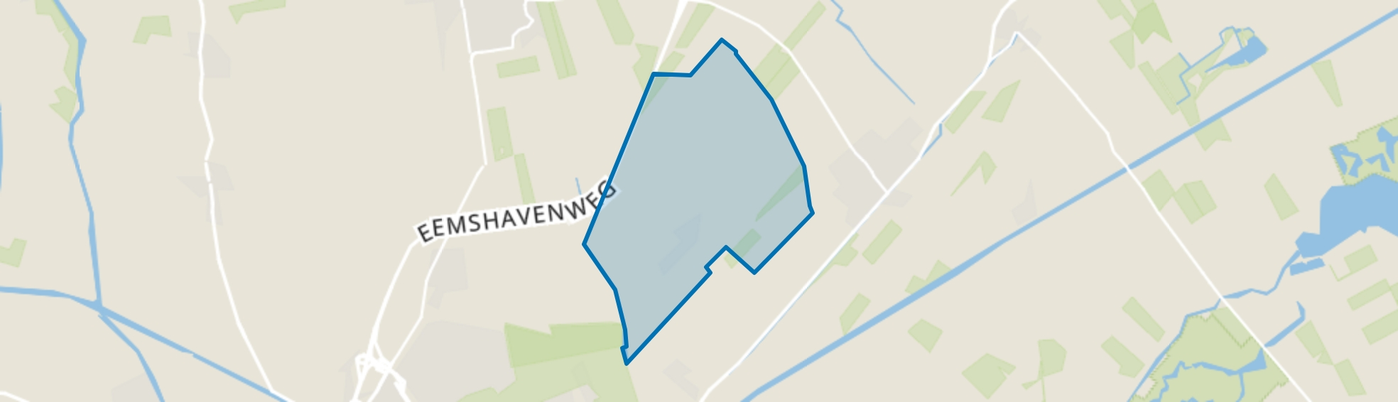 Thesinge, Thesinge map