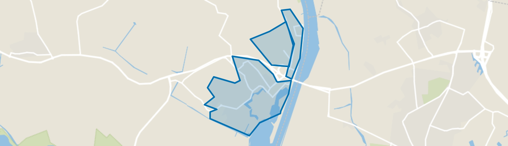 Tholen, Tholen map