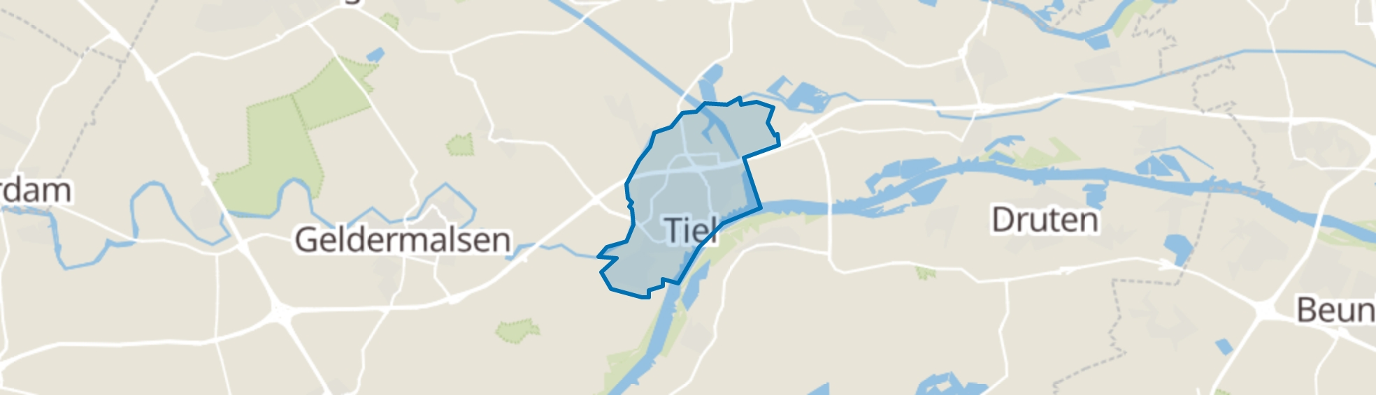 Tiel map