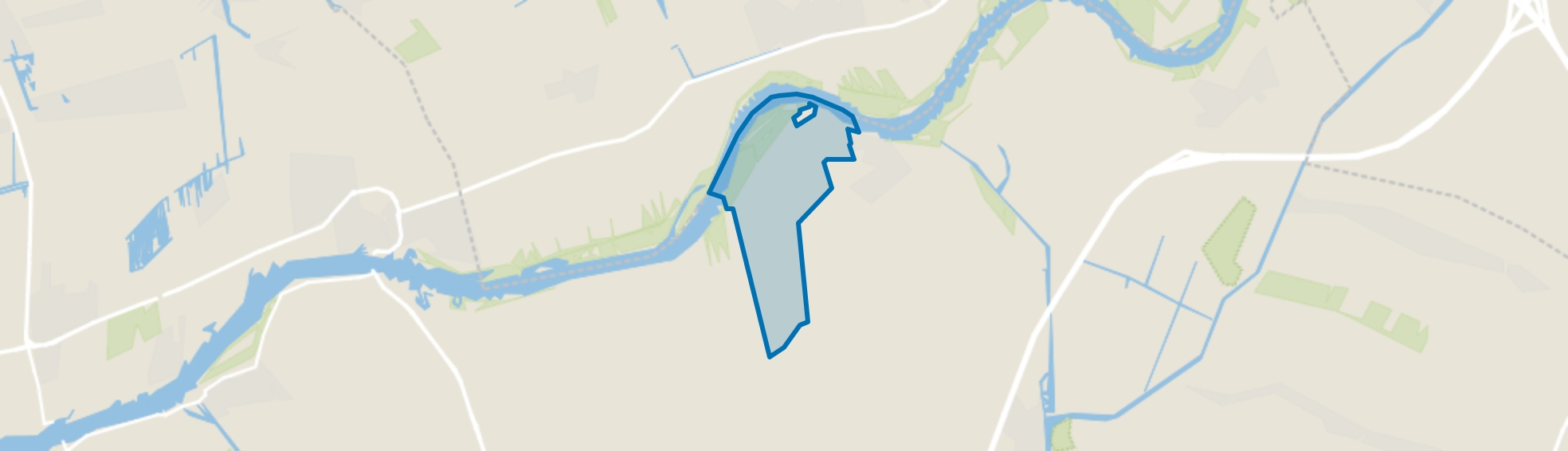 Tienhoven aan de Lek buitengebied west, Tienhoven aan de Lek map