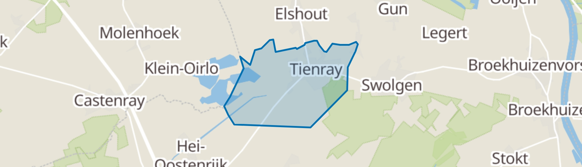 Tienray map