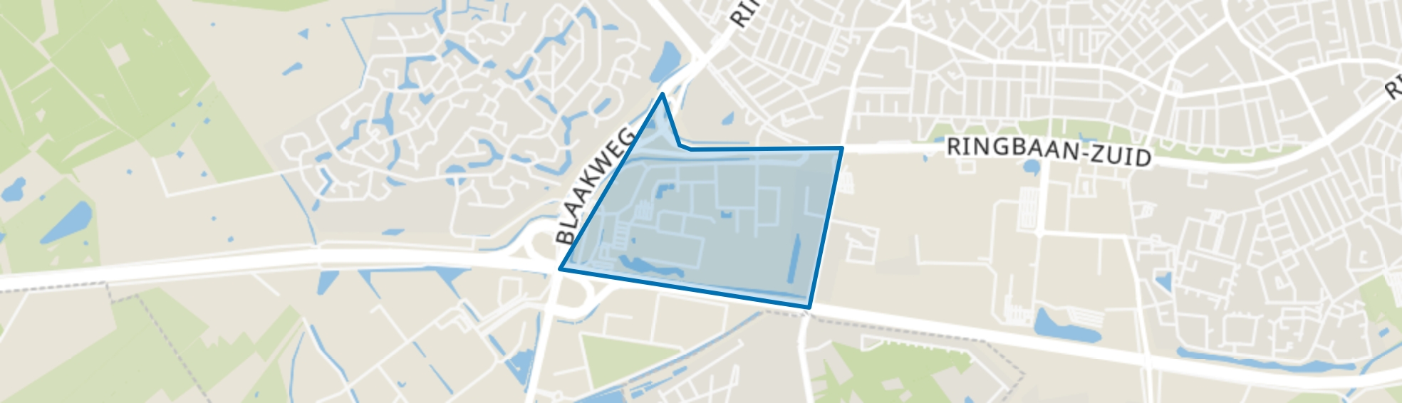 Bedrijventerrein Het Laar, Tilburg map