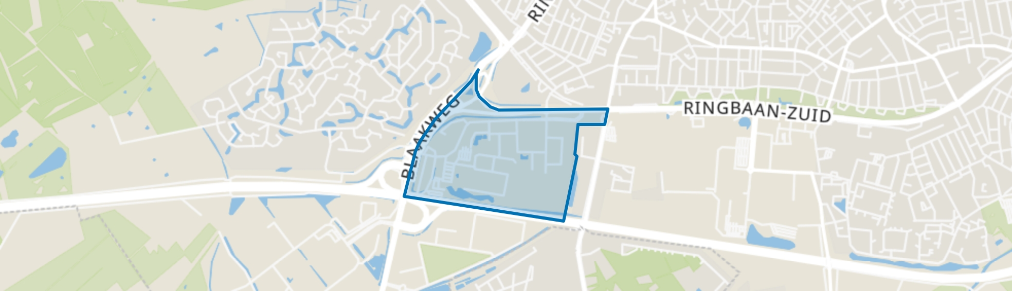Bedrijventerrein Het Laar, Tilburg map