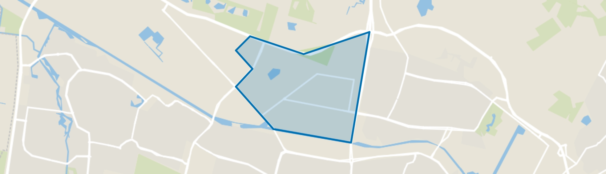 Bedrijventerrein Kraaiven, Tilburg map