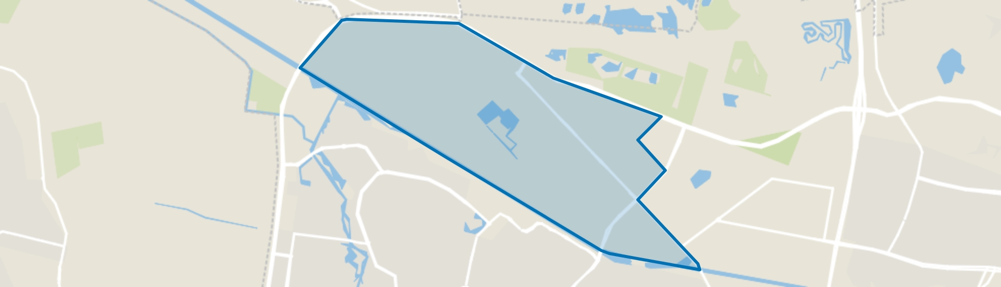Bedrijventerrein Vossenberg, Tilburg map