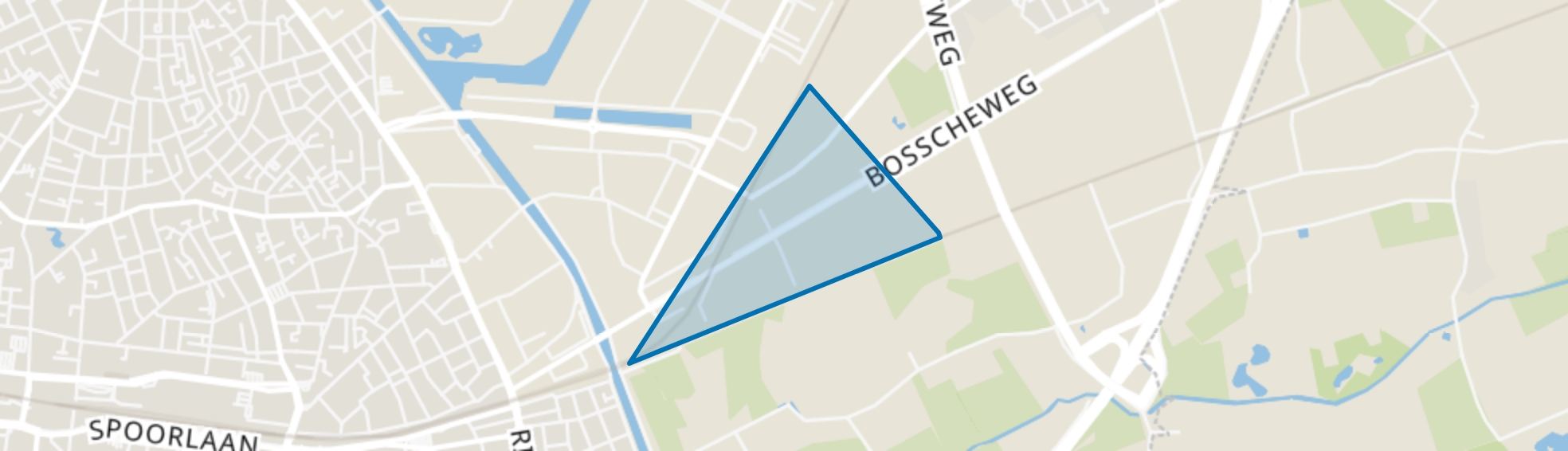 Bosscheweg, Tilburg map