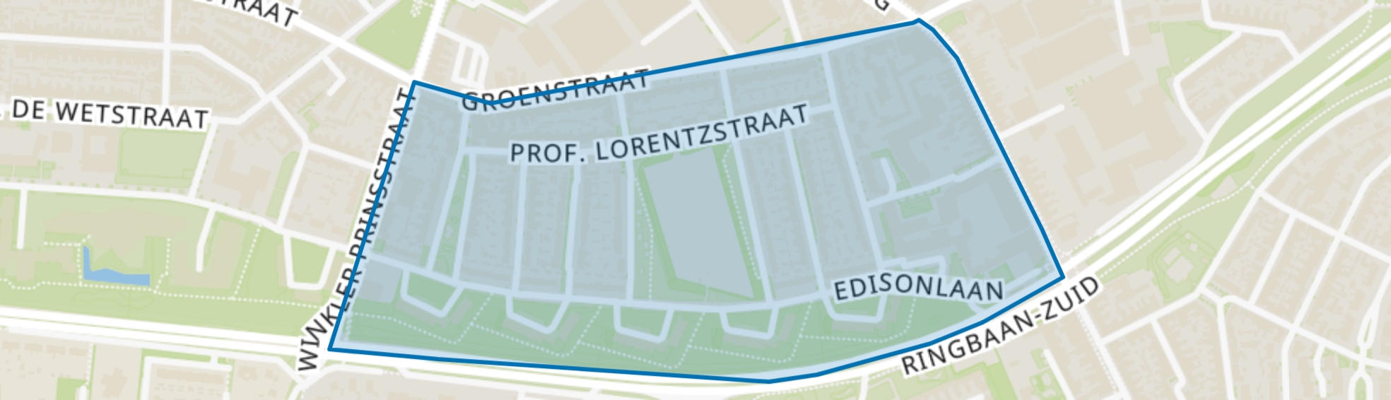Broekhoven II West, Tilburg map