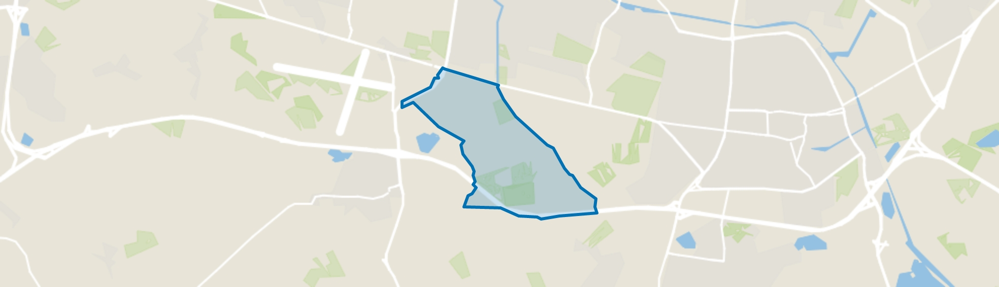 Buitengebied Gilzerbaan West, Tilburg map