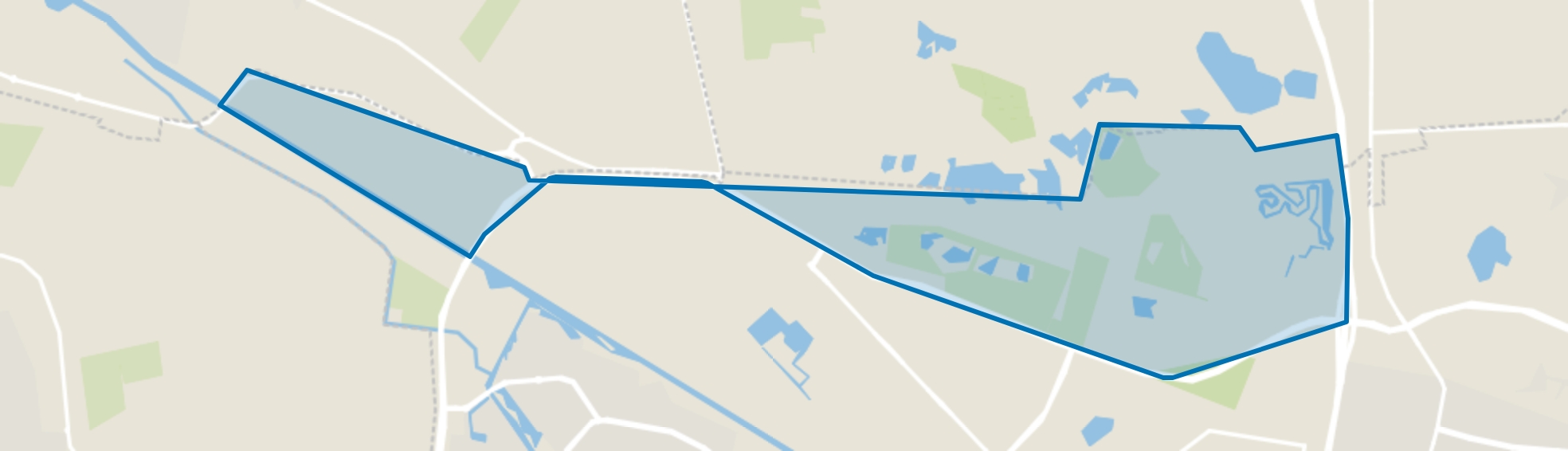 Buitengebied Tilburg Noord-West, Tilburg map