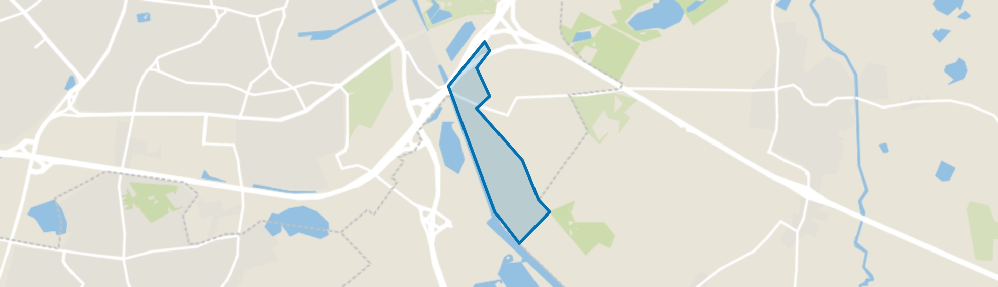 Buitengebied Tilburg Zuid-Oost, Tilburg map
