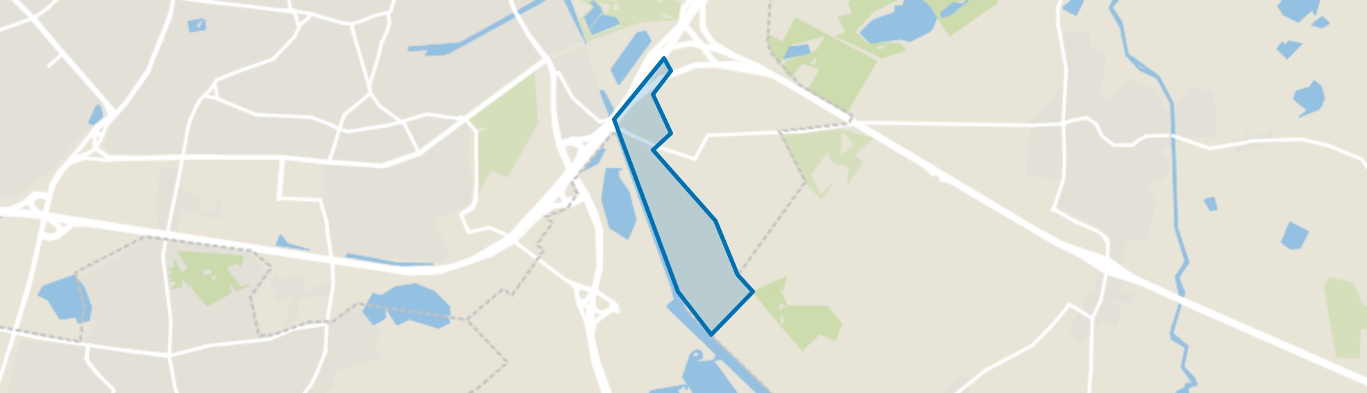Buitengebied Tilburg Zuid-Oost, Tilburg map