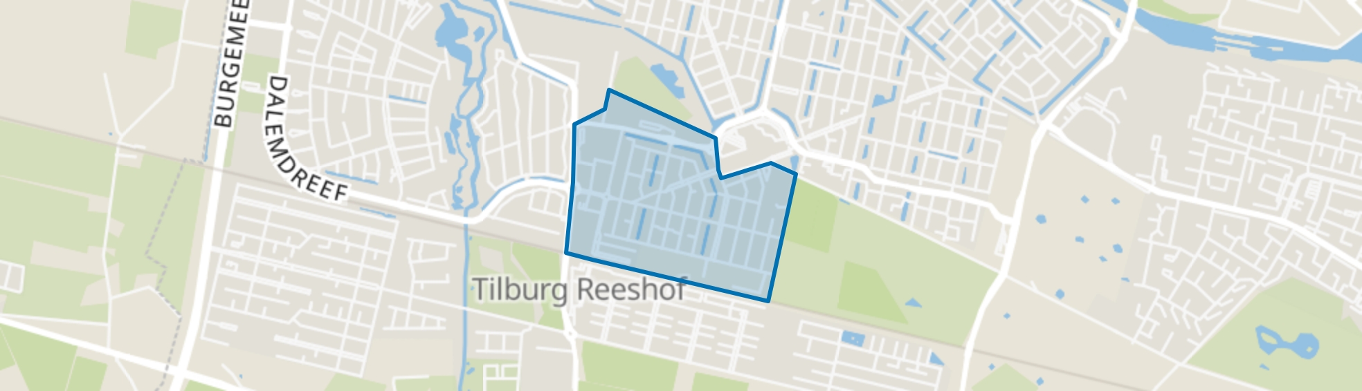 Campenhoef, Tilburg map