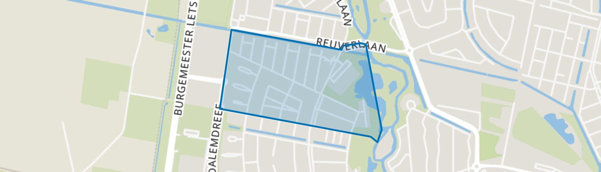 Dalem Zuid I, Tilburg map