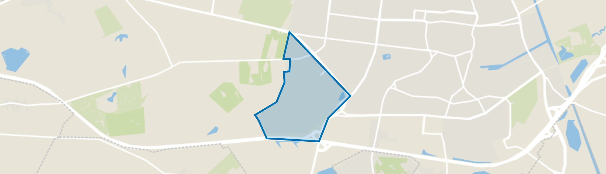 De Blaak, Tilburg map