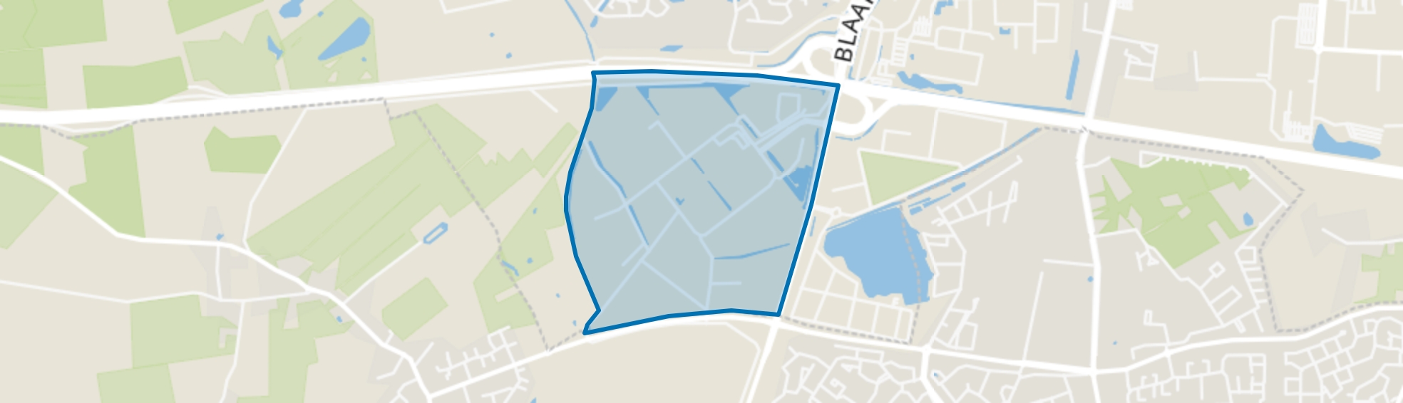 De Katsbogten, Tilburg map