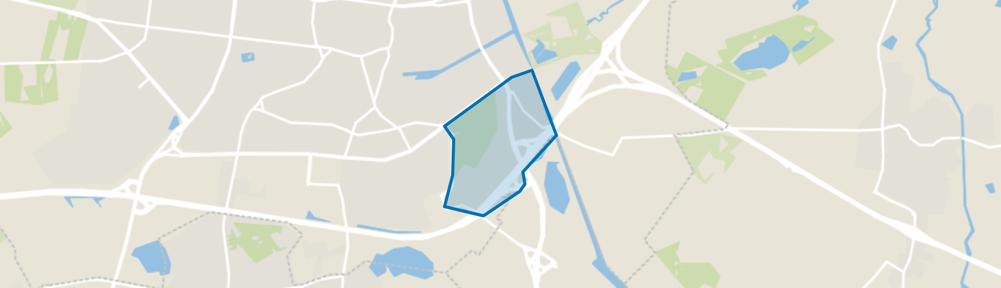 De Leij, Tilburg map